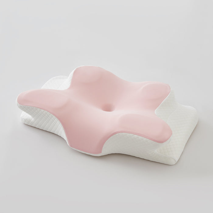 Somvera™ Ergonomic Memory Foam Pillow in Pink