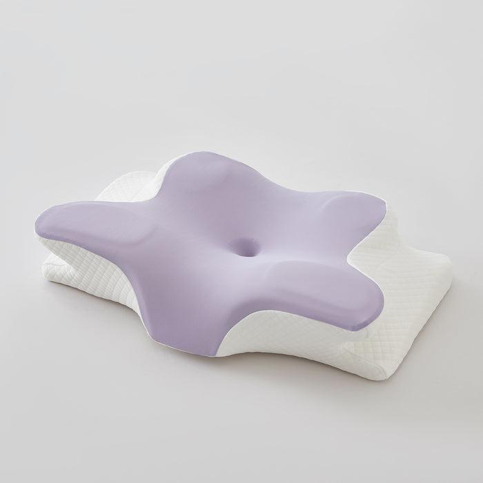 Somvera™ Ergonomic Memory Foam Pillow in Purple