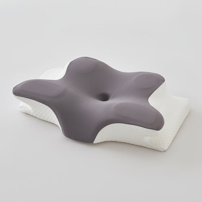 Somvera™ Ergonomic Memory Foam Pillow in Grey